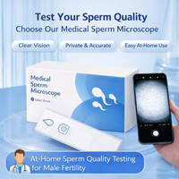 Home Sperm Microscope Kit — See It Live on Your Phone