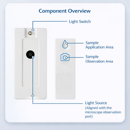 Home Sperm Microscope Kit — See It Live on Your Phone