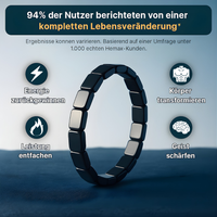 Hemalign™ Hämatit-Armband – Für spürbar mehr männliche Energie