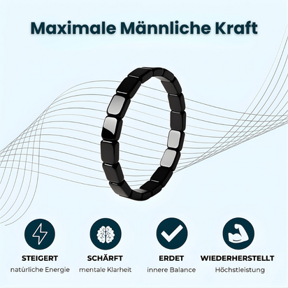 Hemalign™ Hämatit-Armband – Für spürbar mehr männliche Energie
