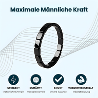 Hemalign™ Hämatit-Armband – Für spürbar mehr männliche Energie