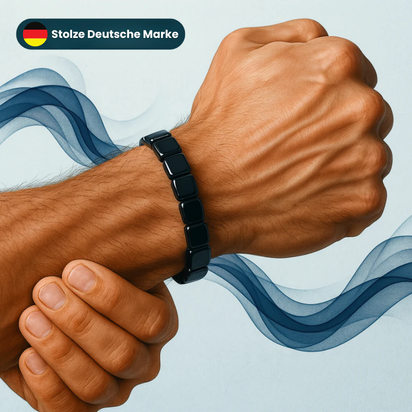 Hemalign™ Hämatit-Armband – Für spürbar mehr männliche Energie