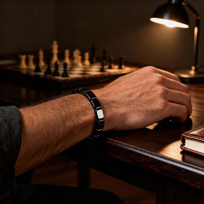 Hemalign™ Hämatit-Armband – Für spürbar mehr männliche Energie