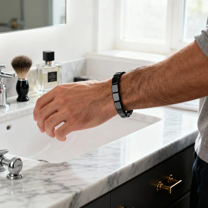 Hemalign™ Hämatit-Armband – Für spürbar mehr männliche Energie
